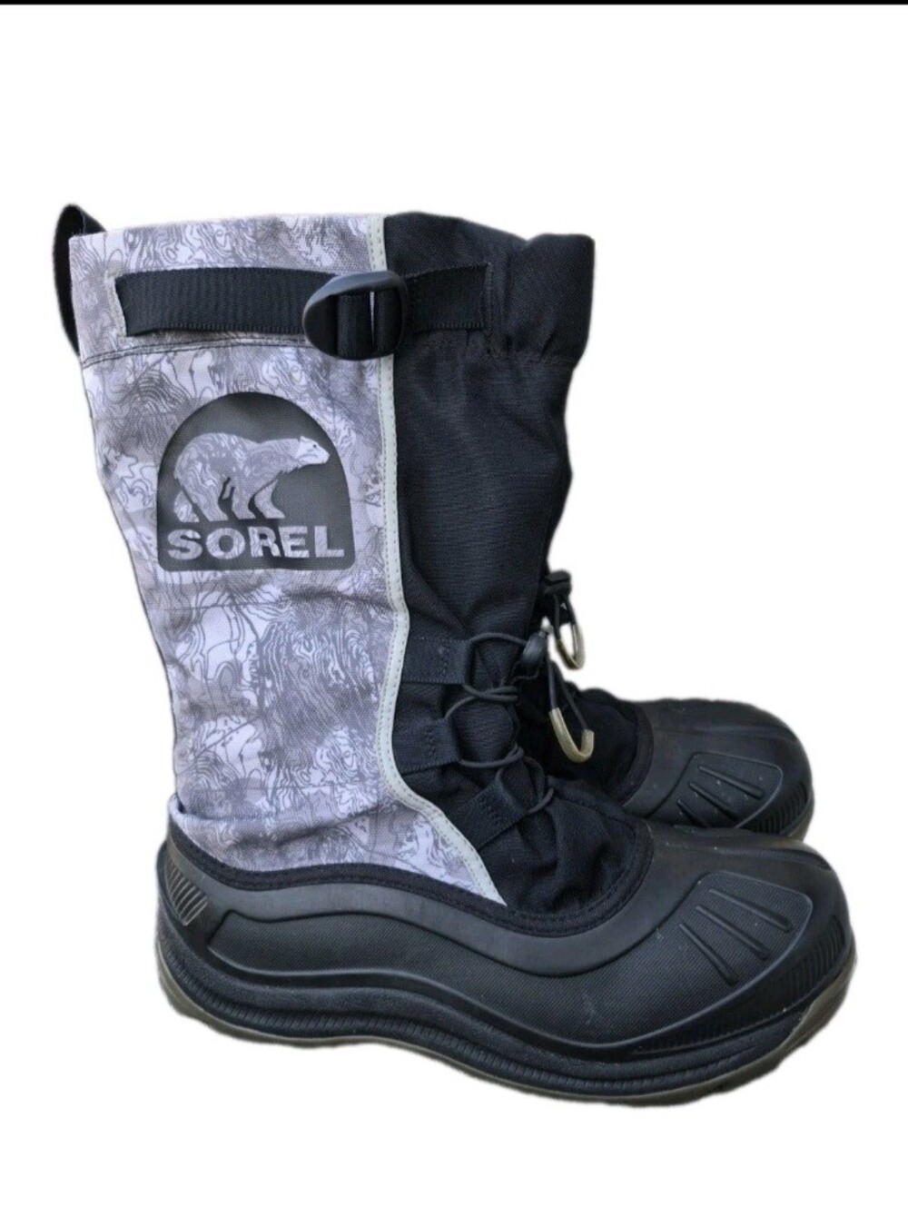 SOREL Alpha Pac II Winter Snow Boots Mens Size 11 Topo Camo Waterproof